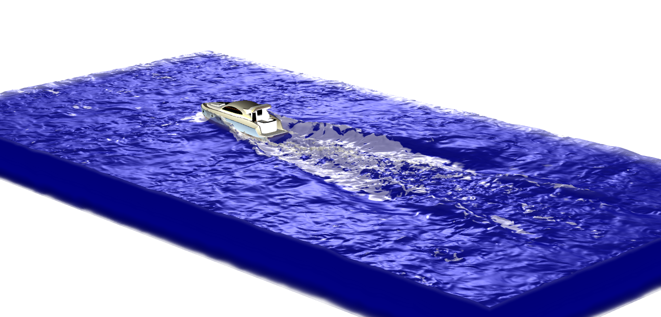 numerical modeling of a boat.