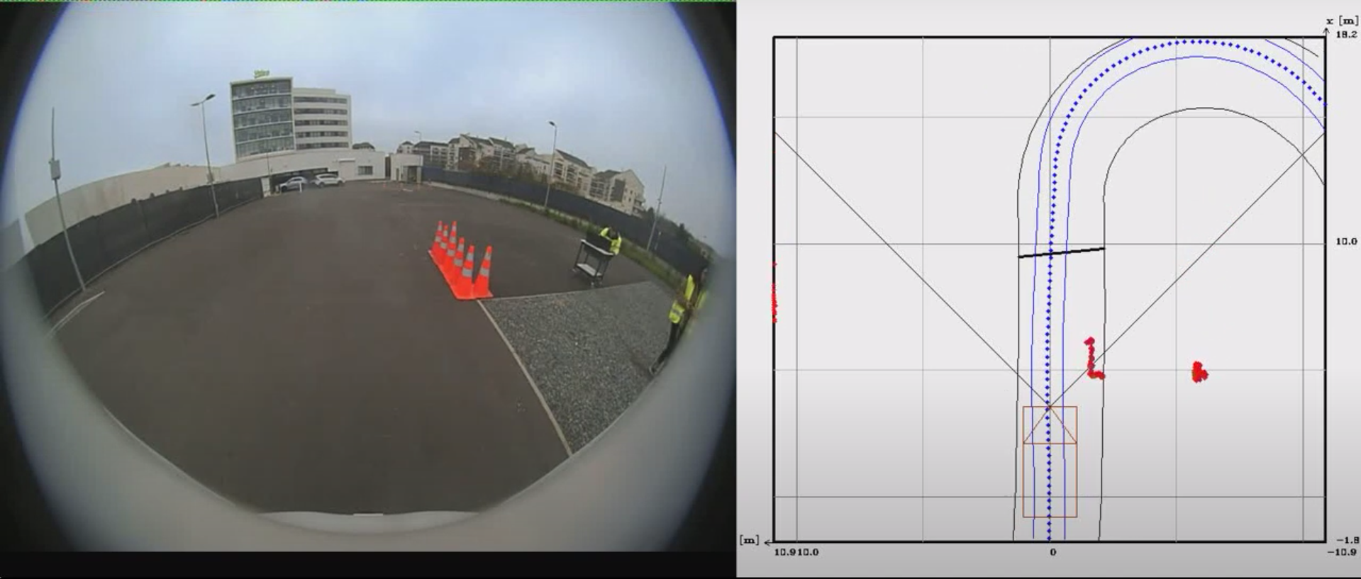 Motion Planner module generating trajectory for avoidance of static obstacles from point cloud integrated into eDeliver4U delivery vehicle
