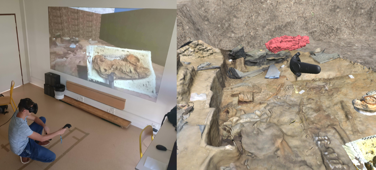 Operational Interaction in XR for Archaeological process.